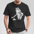 ゴルフ シェットランドシープドッグ シェルティ グッズ おもしろ 犬 面白い 笑える 和風 Tシャツ 面白い贈り物