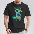 サイケデリックバニーサイコバニーアート Tシャツ 面白い贈り物