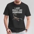 サソリの名言 I Just Really Likecorpions 洋服のサソリ Tシャツ 面白い贈り物