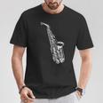 サックス サックス奏者 ミュージシャン サックス奏者 楽器 Tシャツ 面白い贈り物