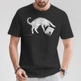 サバトラ猫 へそ天 キジトラ 猫好き おしゃれ かわいい おもしろ レトロ Tシャツ 面白い贈り物