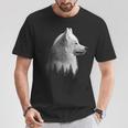 サモエド 犬 グラフィック ペット イラスト サモエド Tシャツ 面白い贈り物