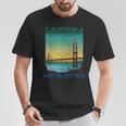サンフランシスコ カリフォルニア お土産 ゴールデンゲートブリッジ Tシャツ 面白い贈り物