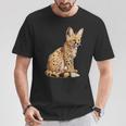 サーバル アニマル サーバルズ アフリカン ワイルドキャット サーバルキャット ワイルドキャット Tシャツ 面白い贈り物