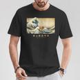 サーフィン ノーフォークテリア 神奈川波 和 犬 面白い Tシャツ 面白い贈り物
