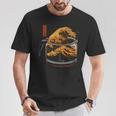 ザ・グレート・ウェーブ・オブ・コーヒー Tシャツ 面白い贈り物