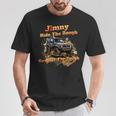 ジムニー 4X4 オフロード トラック 長袖tシャツ Tシャツ 面白い贈り物