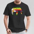 ジンバブエ 国旗 国 国籍 ジンバブエ Tシャツ 面白い贈り物