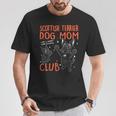 スコティッシュテリア ママクラブ 犬 ママ ママ 母の日 かわいい Tシャツ 面白い贈り物
