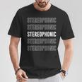 ステレオフォニック Tシャツ 面白い贈り物