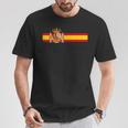 スペイン国旗エスパーニャカラーバンド マドリッドバルセロナ Tシャツ 面白い贈り物