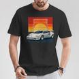 スポーツカー カウンタック イタリア ファスト クラシック スー Tシャツ 面白い贈り物