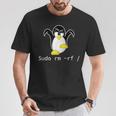 タックスlinuxペンギン須藤rm Rfコンピュータフリークハッカー Tシャツ 面白い贈り物