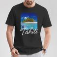 タヒチ フランス領ポリネシア タヒチ Tシャツ 面白い贈り物