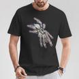 タランチュラホワイトスパイダートーゴスターバーストヒヒ Tシャツ 面白い贈り物