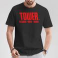 タワーレコード レトロ ヴィンテージ 音楽 ハリウッド Tシャツ 面白い贈り物