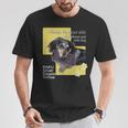 ダックス ミニチュアダックス シルバーダップル スマホ らく 犬 Tシャツ 面白い贈り物