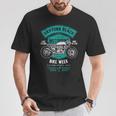 デイトナビーチ フロリダ アンティーク調オートバイデザイン Tシャツ 面白い贈り物