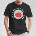トマト好きへのプレゼント 面白くてユーモアのあるギフトのアイデア トマト柄プリント Tシャツ 面白い贈り物