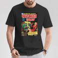 ハロウィン ホラー ヴィンテージ 魔女 コミックブック レトロ 怖い 面白い Tシャツ 面白い贈り物