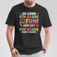 ハロー5年生 長い間第4回楽しい卒業式 学校へ戻る Tシャツ 面白い贈り物