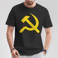 ハンマーと鎌のシンボル Cccp ソビエト連邦 Tシャツ 面白い贈り物