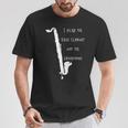 バスクラリネット 長袖tシャツ Tシャツ 面白い贈り物