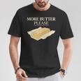 バター愛好家 塩漬けバター スティックオブバター 面白いバター Tシャツ 面白い贈り物
