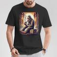 パイプスモーキング ビッグフット パイプスクワッチ Tシャツ 面白い贈り物