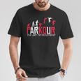 パルクール パルクール フレーランニング パルクール トレーサー Tシャツ 面白い贈り物