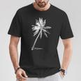 パームビーチウェア サーフィンウェア アロハ レトロ パームツリー Tシャツ 面白い贈り物