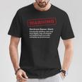 ビデオゲーマー おもしろ警告レイド&レベル ボスファイト オタクジョーク Tシャツ 面白い贈り物