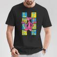 ピンクパンサー ヴィンテージ ラブ&ピンク禅チョークアート Tシャツ 面白い贈り物