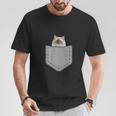 ファニーラグドール猫 Tシャツ 面白い贈り物