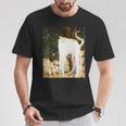 フランス人画家ピエール・ボナールによる猫の絵 Tシャツ 面白い贈り物