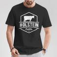 ホルスタイン牛-農家向けホルスタイン牛 Tシャツ 面白い贈り物