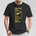 マイルハイクラブ ゴールドメンバー Tシャツ 面白い贈り物