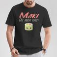 マキ・デュ・オーシュはマキ寿司 巻き寿司 Tシャツ 面白い贈り物