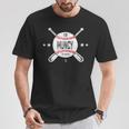 マックスマンシークロスベースボールゲームデー Tシャツ 面白い贈り物