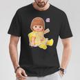 メルちゃんのいもうと ネネちゃん Bigプリント Tシャツ 面白い贈り物