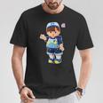 メルちゃんのおともだち あおくん Bigプリント Tシャツ 面白い贈り物