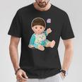 メルちゃんのおともだち あっちゃん Bigプリント Tシャツ 面白い贈り物