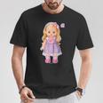 メルちゃんのおともだち リリィちゃん Bigプリント Tシャツ 面白い贈り物