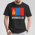 モンゴル モンゴル国旗 Tシャツ 面白い贈り物