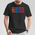 モンゴルのルーツ モンゴル国旗 モンゴルの誇り モンゴル Tシャツ 面白い贈り物