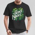モンステラノード植物愛好家アルボ植物感謝の日を送る Tシャツ 面白い贈り物