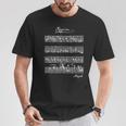 モーツァルトのレクイエム クラシック音楽愛好家tシャツ Tシャツ 面白い贈り物