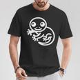 ヤモリ ペット好き かわいい アニメ ヤモリ 動物 生き物 Tシャツ 面白い贈り物
