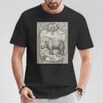 ライノセラス・アルブレヒト・デューラー・アルブレヒト・デューラー Tシャツ 面白い贈り物