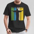 リオデジャネイロ ブラジル レトロ ビーチ ブラジルの像 サンパウロ Tシャツ 面白い贈り物